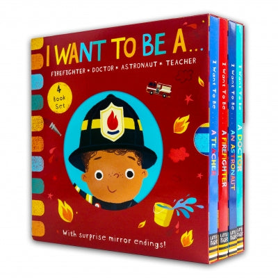 I WANT TO BE A... Series 4 Books Childrens Collection Set