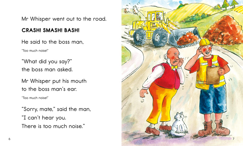 Mr Whisper and the Road Works (L15)Big Book