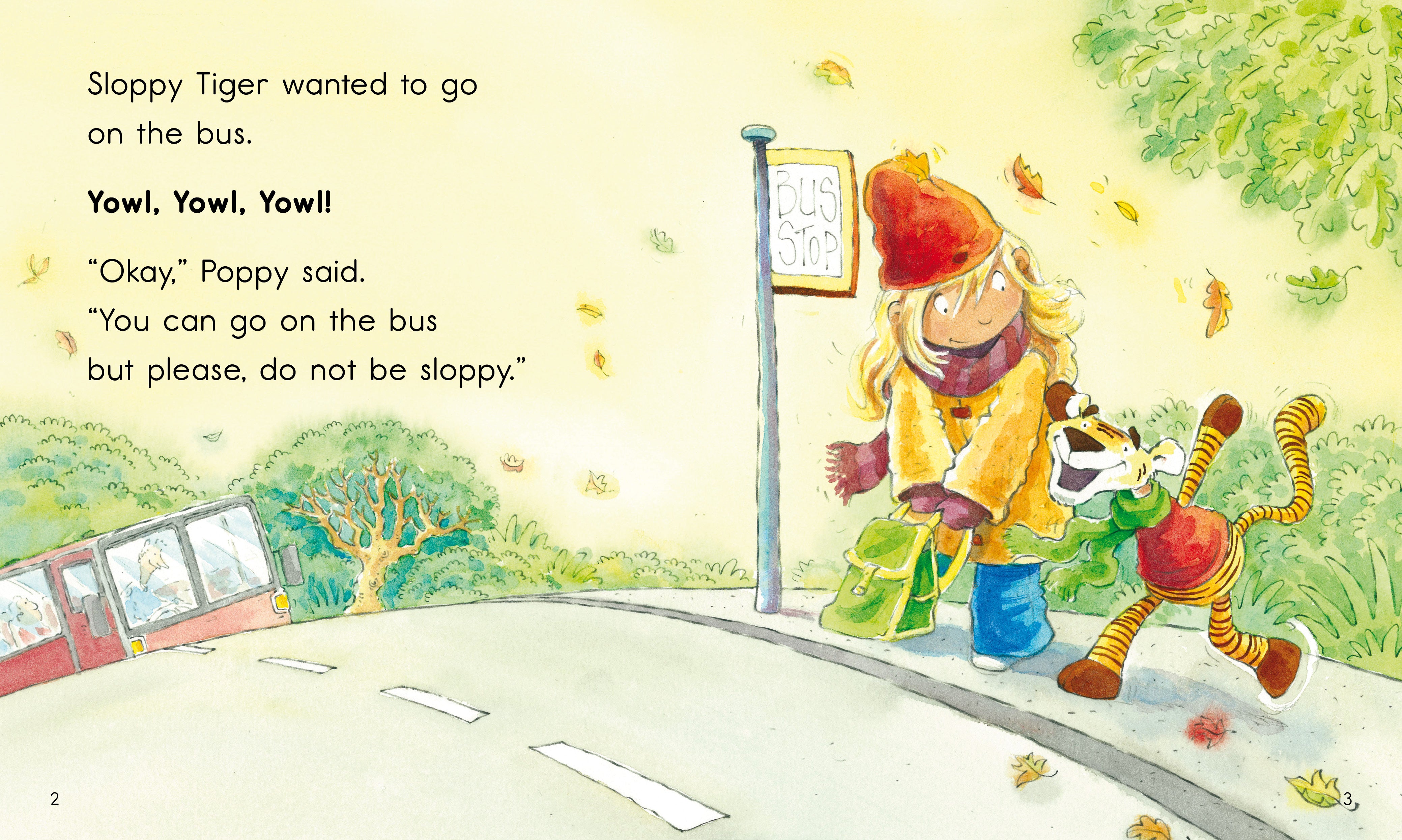 Sloppy Tiger on the Bus(L14)Big Book