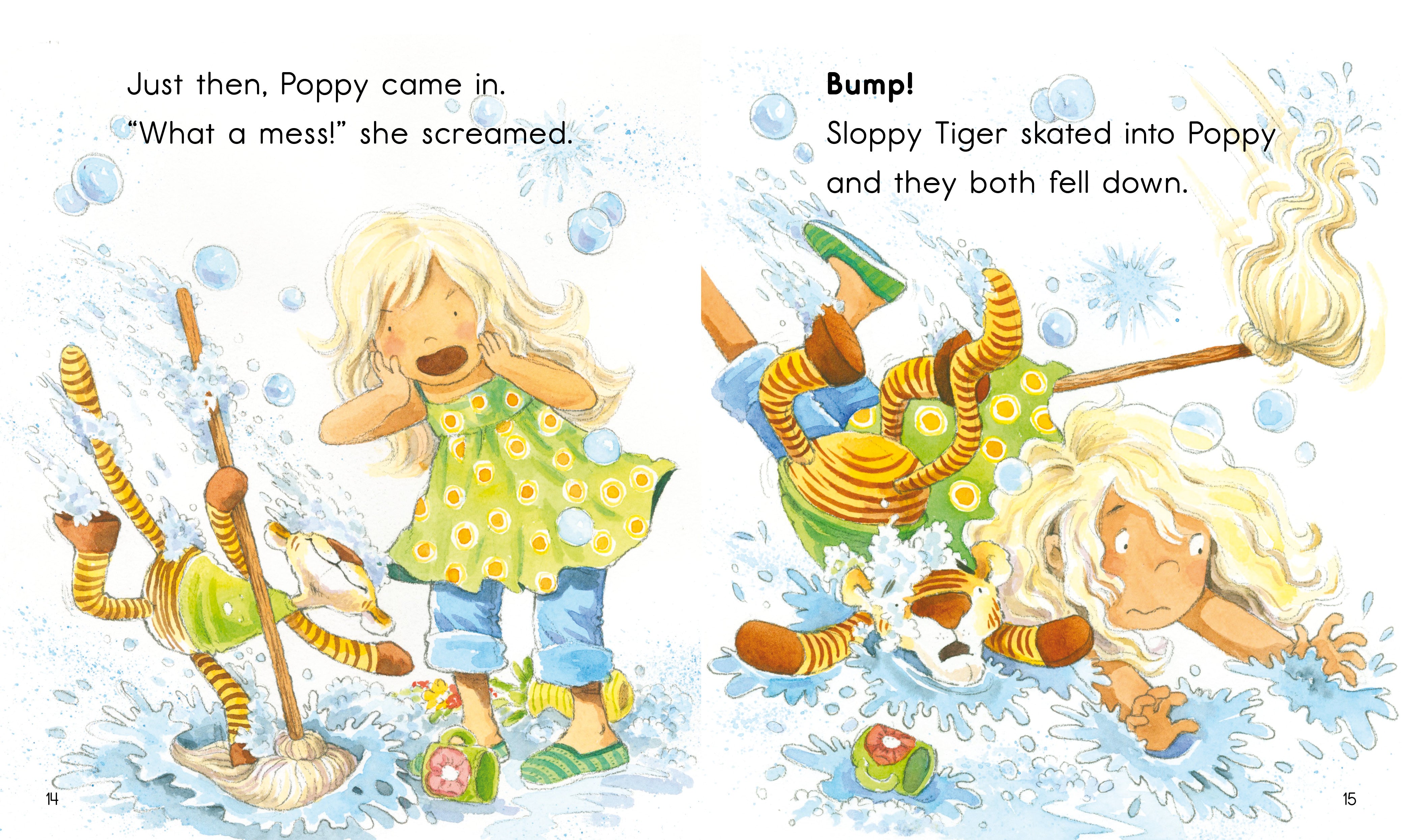 Sloppy Tiger Washes the Floor (L10)Big Book