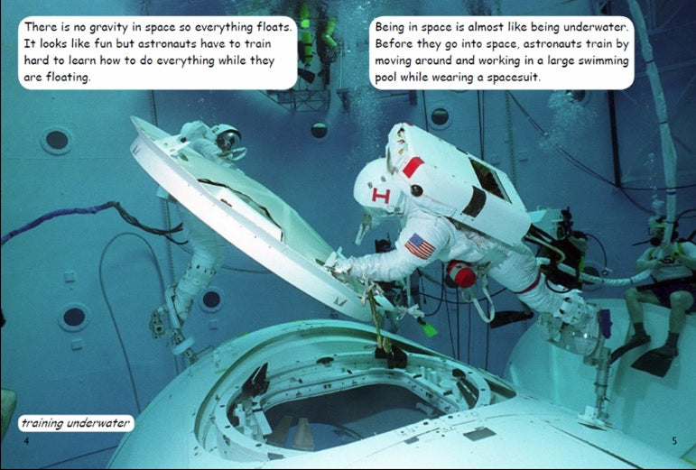 Red Rocket Fluency Level 4 Non Fiction C (Level 21): Living In Space