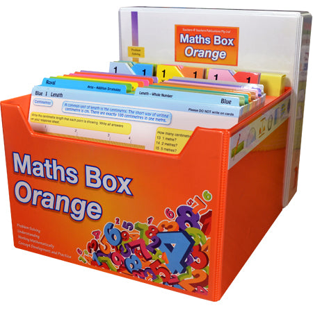 Math Box Stackable Maths Box - Orange