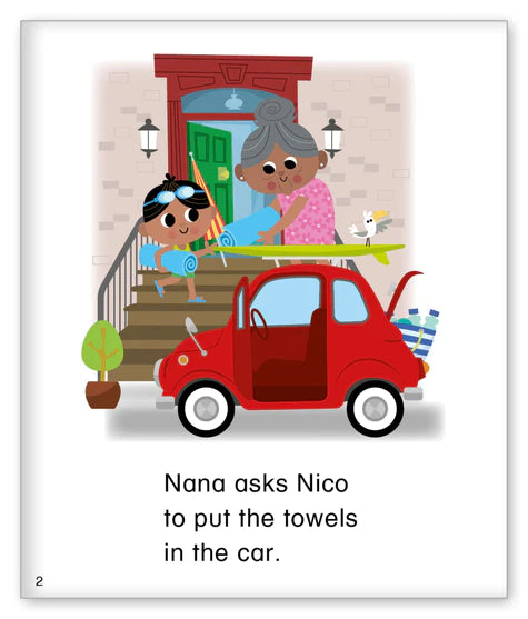 Kid Lit Level C(Culture)Nico and Nana Go to the Beach