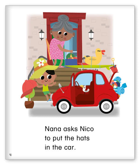 Kid Lit Level C(Culture)Nico and Nana Go to the Beach