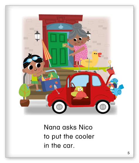 Kid Lit Level C(Culture)Nico and Nana Go to the Beach