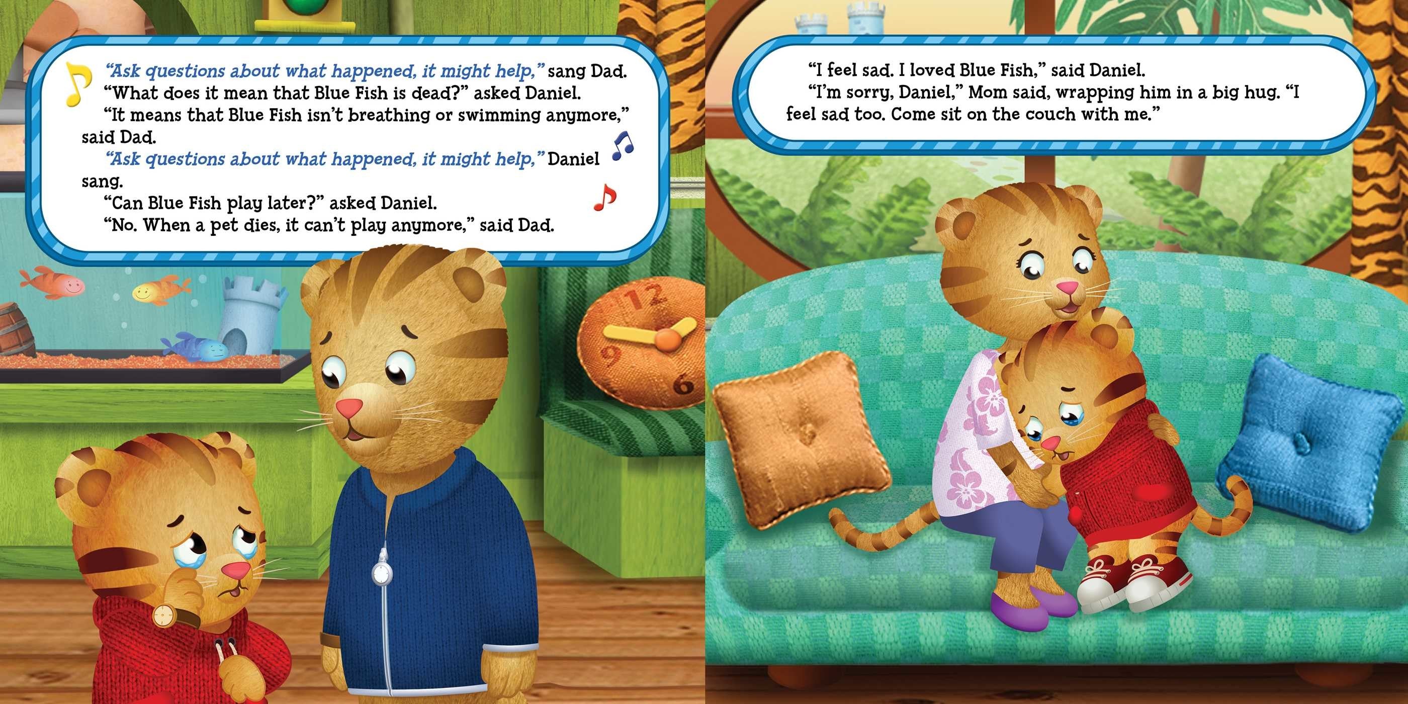 Remembering Blue Fish (Daniel Tiger’s Neighborhood)