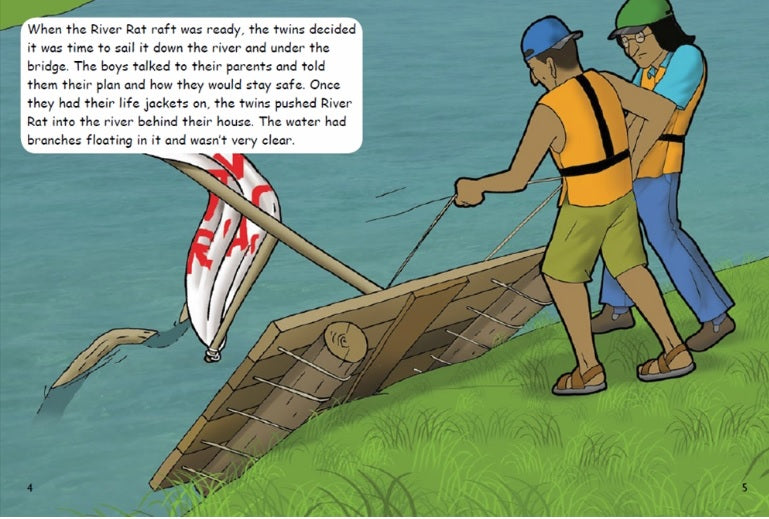 Red Rocket Fluency Level 4 Fiction C (Level 22): River Rat