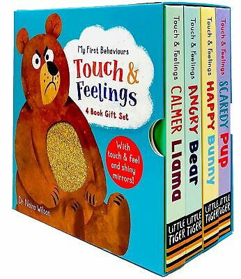 My First Behaviours Touch & Feelings 4 Book Gift Box Set by Dr Naira Wilson