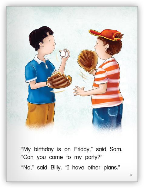 Kaleidoscope Big Book GR-F:  Sam's Birthday