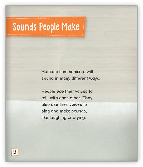 Sound and Communication (Level J)