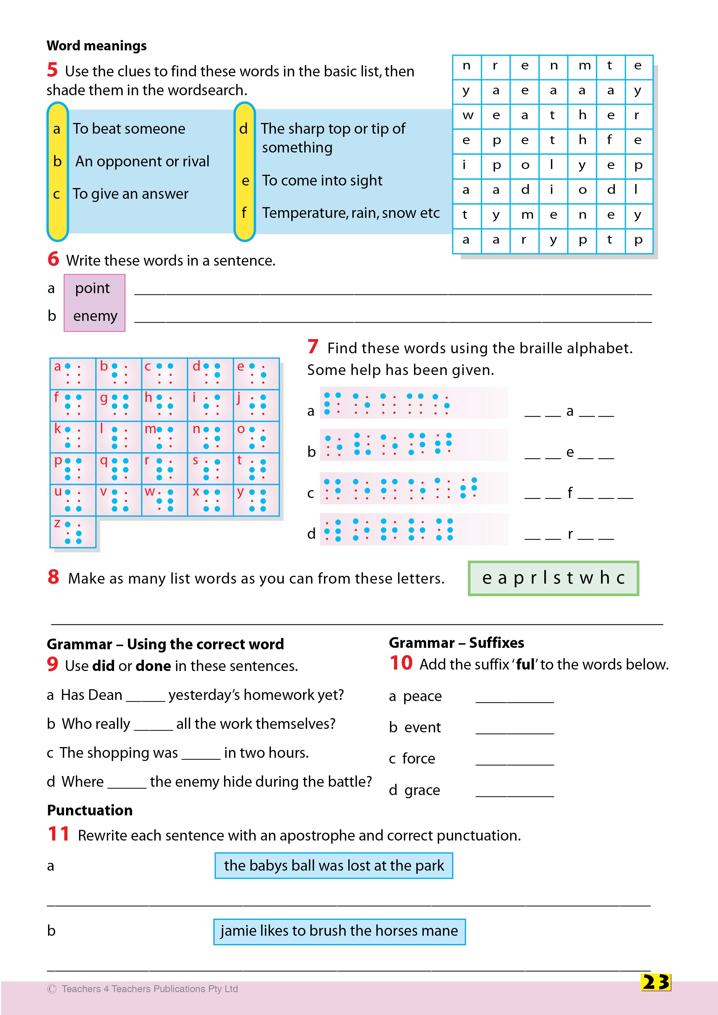 Spelling Conventions Book 4(1st Ed.)
