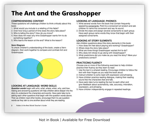The Ant and the Grasshopper (Fables & The Real World)