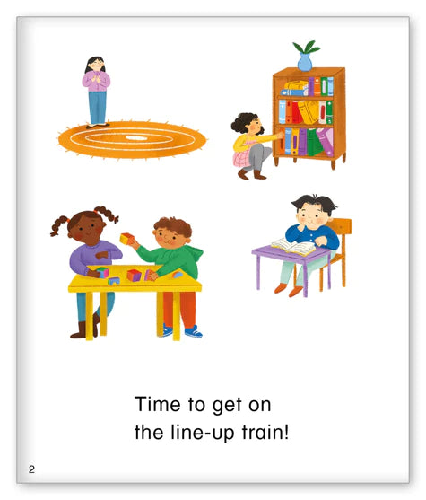 Kid Lit Level C(Community)The Line-Up Train