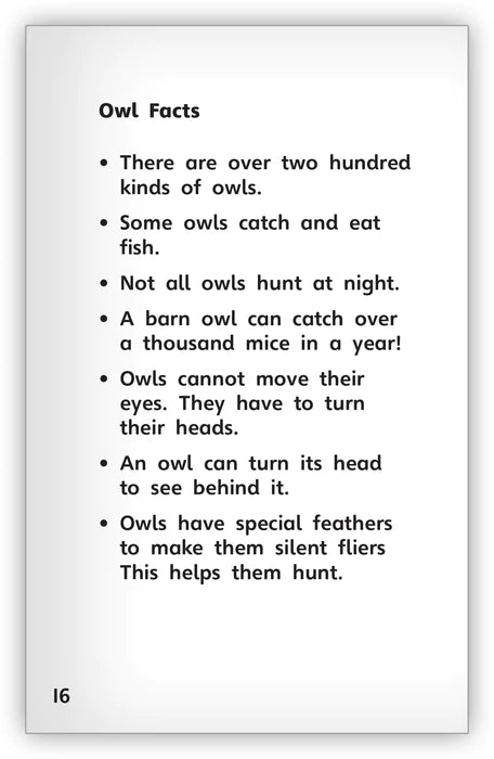 Unusual Owls (Fables & The Real World)