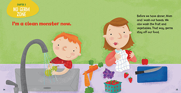 Clean Monster!: Fight Germs and Viruses